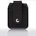 Fliptop Leather Lighter Pouch Holder Case with Belt Loop (Black)thumb 2