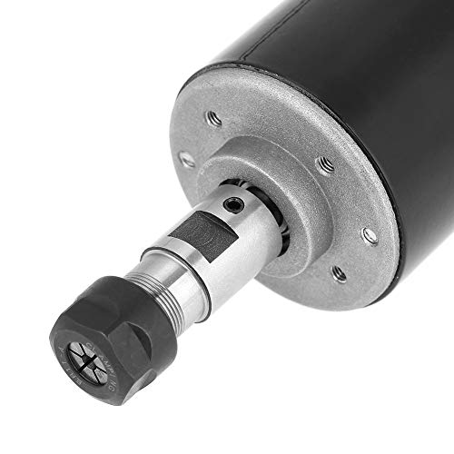 500W Spindle Motor, Cooled CNC Spindle Milling Motor 0.5KW 52MM ER11 cnc Spindle Motor DIY DC 100V For PCB Milling Machine