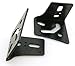 GS Power A Pillar Windshield Hinge Mount Brackets for Offroad LED HID Fog Work Lights. Compatible with 1997-2018 Jeep Wrangler TJ & JK (Also Available for 2019 JL & 2020 Gladiator JT)