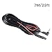 TOGUARD 7 Inch Mirror Dash Cam(CE35) Rear View Backup Camera Extension Cord 23 Feet for Reversing Back Camera