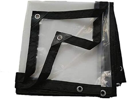 YCYZWZW Camping Hide Transparent Plastic Cloth, Thick Waterproof And Rainproof Insulation Cloth, Suitable For Outdoor Garden (transparent) Desert Camo Net (Size : 2 * 6m)