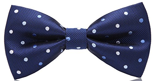 Weishang 6 PACKS Elegant Adjustable Pre-tied bow ties for Men (Set A)