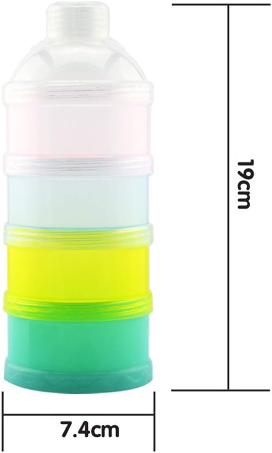 Doseurs Supvox Boite Doseur Lait En Poudre Bebe Pour Voyage Stockage Conteneur 4 Couches Bebe Puericulture Le Repas De Bebe Bebe Puericulture