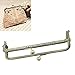 Housweety 3PCs Metal Purse Bag Frame Kiss Clasp Lock Bronze Tone 15.5cmx7cm