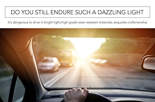image for 9 MOON Sun Visor for Car Windshield, Car Anti-Glare Tinted Windshield 