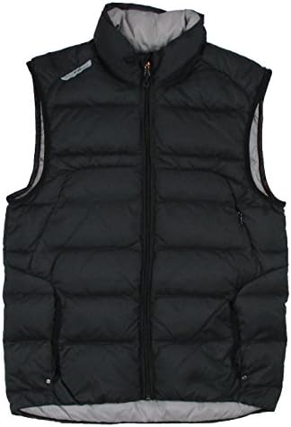 RLX by Ralph Lauren Mens Quilted Down Puffer Vest (S, Black)