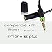 2 Pack Waterproof Headphone Cable 3.5mm Audio Adapter Compatible with Lifeproof Fre and Nuud Case 3 Ring Stereo Convert Connect Extension AUX Wire