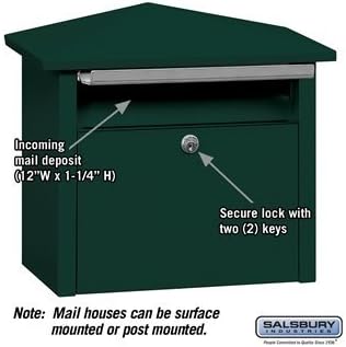 Salsbury Security Mail House Box (Green)