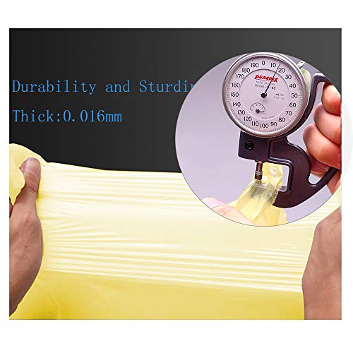 8 Gallon Drawstring Trash Bags,WanJiaXinHui Colorful Yellow Medium Kitchen Garbage Bags,Extra Strong Rubbish Bags for Home,Office,Car(90counts/6rolls) - Thumbnail 3