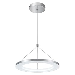 CHYING Silver Pendant Light Modern LED Pendant