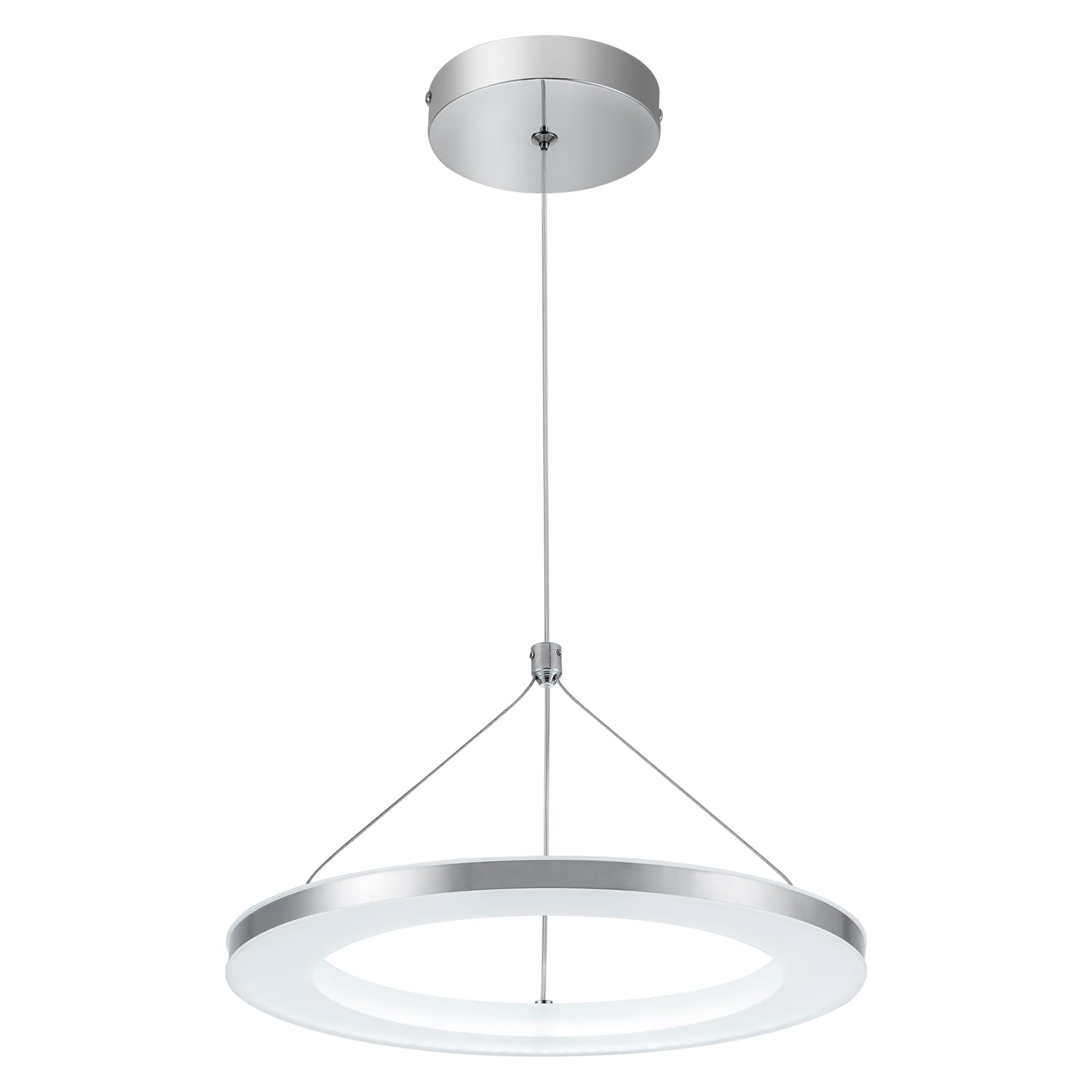 CHYING Silver Pendant Light Modern LED Pendant