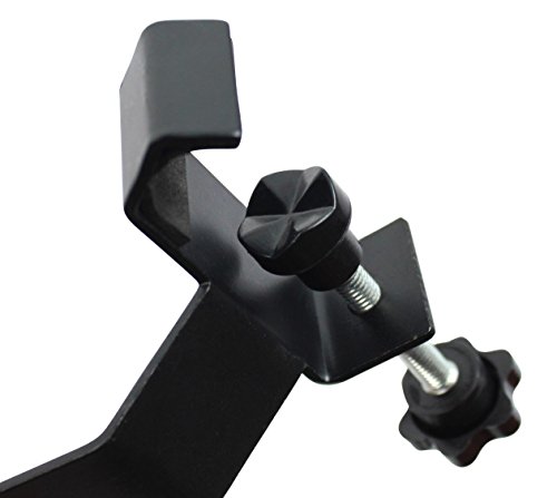 YMC Headphone Holder Tambourine Holder Hanger Clip for Microphone/Musical Stand, Black