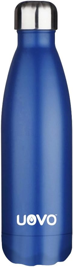 UOVO Insulated Water Bottle – Triple Walled, Long-Lasting, Eco-Friendly Thermos. 17oz