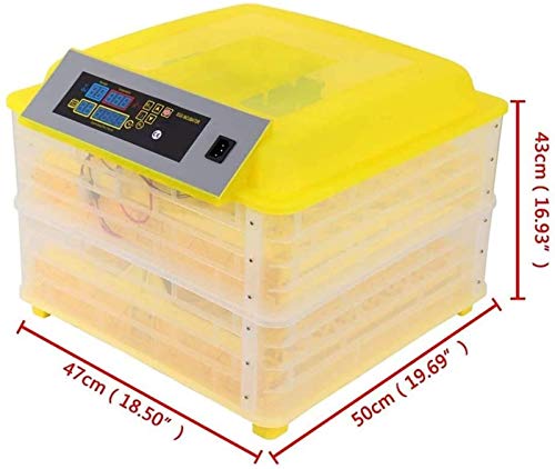 LYRONG Inkubator, Vollautomatische Brutmaschinen, Automatisches Eierdrehen, Temperatur und Feuchtigkeitsregulierung, für… – Bild 3
