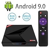 Android 9.0 TV Box, YAGALA X88 MAX Android Box 4GB DDR3 64GB eMMC BT4.0 Dual WiFi 5G+2.4G Type C 1080p 4K HDR Smart TV Media Box