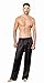 Dreamgirl Unisex Pajama Pant, Black, Small