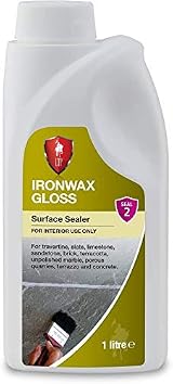 LTP Ironwax Gloss Sealer 1 Litre Gloss Stone Sealant for Travertine Limestone view 7