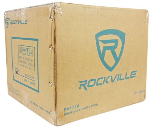5 Rockville+RV10+1A+Subwoofer+Enclosure+Amplifier