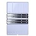 MEEDEN Empty Watercolor Tins Box Palette Paint Case, Large Pink Tin, Will Hold 48 Half Pans or 24 Full Pans