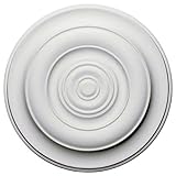Ekena Millwork CM18NI 18-Inch OD x 2 3/4-Inch ID x 1 1/2-Inch Niobe Ceiling Medallion