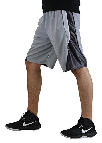 American Legend Mens Active Athletic Performance Shorts - Set 3-5 Pack, L - Thumbnail 3