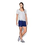 Under Armour Women's Play Up Mesh Short, Grape Fusion/Aurora Purple, Small