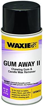 WAXIE Gum Away II, Chewing Gum and Candle Wax Remover, 6 oz Aerosol Can (Case of 12)