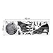 decalmile Wolf Wall Stickers Moon Birds Wall Decals Removable Wall Art for Kids Room Living Room Bedroom