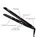 Ceramic LCD Flat Iron, AmoVee Tourmaline Ionic Professional Hair Straightener, 1 Inch, Dual Voltage