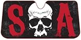 Sons of Anarchy TV Show Series Skull Car Truck SUV Front Windshield Sunshade - Accordion Style