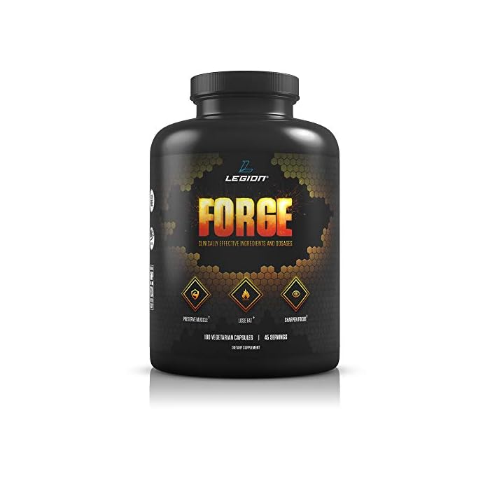 Legion Forge Fasted Fat Burner - Thermogenic Fat Burner, Target Stomach Fat and Trim Belly Fat with Yohimbe, HMB…
