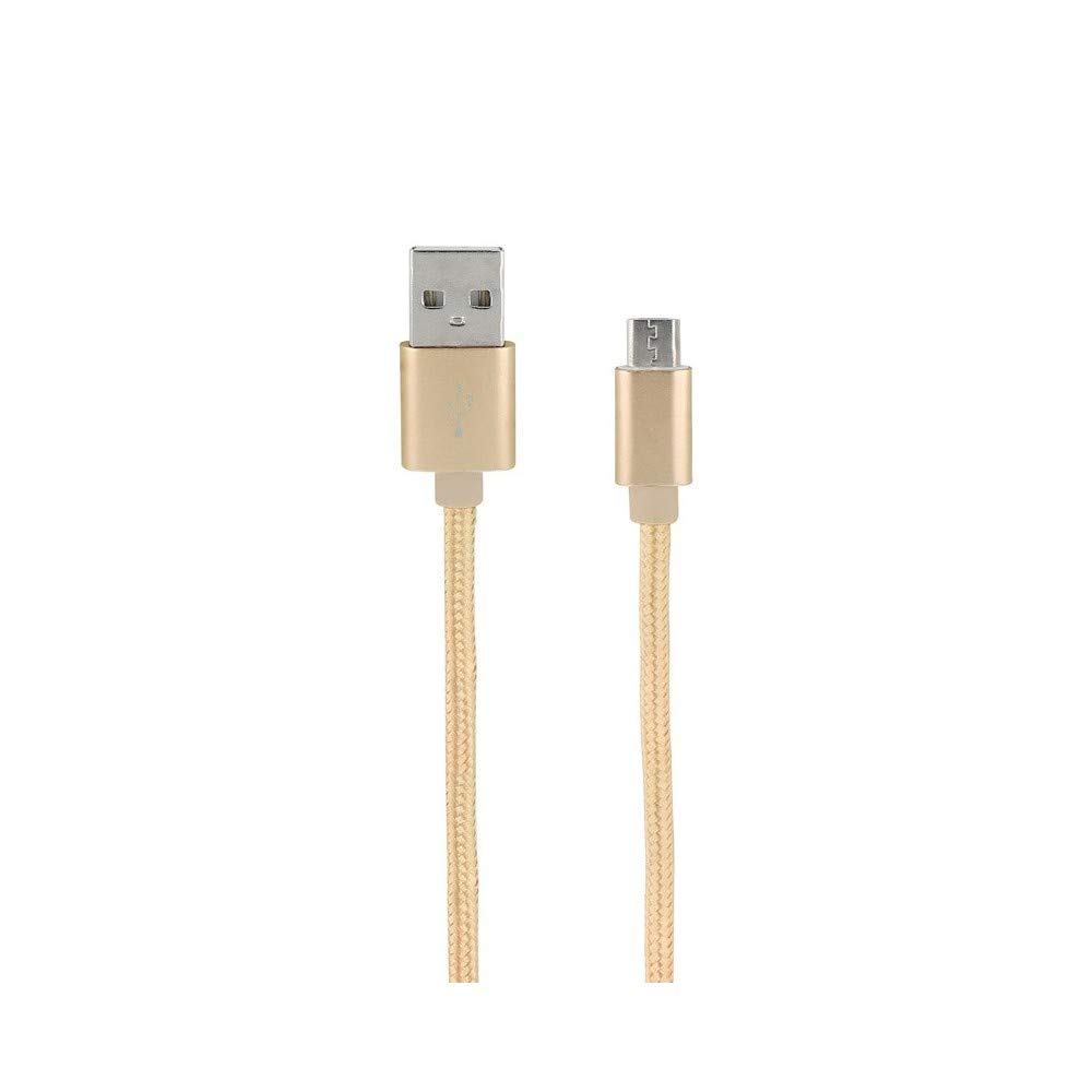 MOOOV 732076 USB-A/Micro USB Cable Nylon Data and Charge 1 m Gold