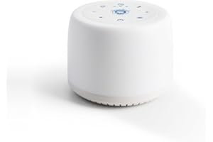 Dreamland Baby Sound Machine | Brown Noise Machine | 7 Soothing Sounds and 7 Dimmable Lights for Sleeping | Features Wall Plug-in and Sleep Timer | Compact Customizable Baby Sound Machine