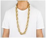 Gold Metal Rope Chain Necklace