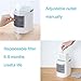 RAINBEAN 3 in 1 Air Conditioner Fan, USB Mini Evaporative Cooler Quiet Personal Space Cooling, Humidifier, Purifier, Desktop Table Fan with Night Light Suitable for Bedside/Office/Study Room/Baby Room