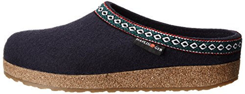 Haflinger Grizzly Franzl Kinder (Little Clog, Navy, 35 (US 4 Big Kid) M