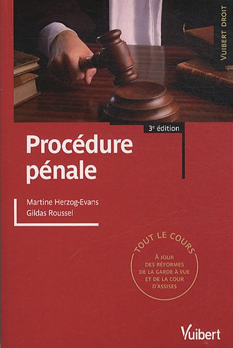 Procédure pénale by (Paperback)