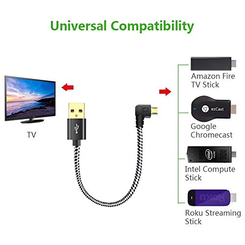 USB Cable for Roku Stick, Power the Streaming Stick Directly from TV's
