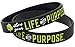 Inkstone (6-pack) Positive Awareness Wristbands - Be the Change, Embrace Your Awesomeness, & Live with Purpose