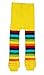 Baby Girls' Rainbow Ruffle Toddler Knit Leggings Yellow, 5-6 Years
