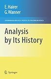 Analysis by Its History (Undergraduate Texts in Mathematics) cover