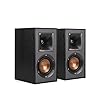 Klipsch R-41M Krachtige Gedetailleerde Boekenplank Home Speaker Set van 2 Zwart