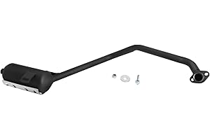 ICONSPORTSS 32mm 1.25" Exhaust Pipe Muffler Assembly For 70cc 110cc 125cc 150cc ATV Quad Go Kart 4 Wheeler Buggy UTV Coolster SunL