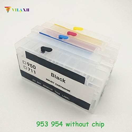 HAMISS 953xl Refillable Cartridge Replacement For HP 953 953xl 954 955 952 XL for Officejet Pro 8730 8740 8735 8715 8720 Printer