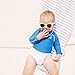 i Play. Baby Ultimate Reusable Snap Swim Diaper, New White, 6-12 Months