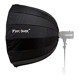 Fotodiox EZ-Pro Deep Parabolic Softbox 36in (90cm) - Quick Collapsible Softbox with Bowens Speedring for Bowens, Interfit and Compatible Lights