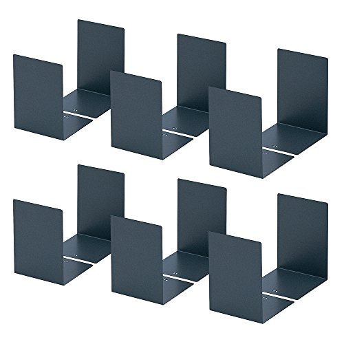 カール事務器 ブックエンド 大 LB-55A-E ダークグレー 6組セット商品画像