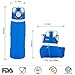 iYonch Collapsible Silicone Sports Water Bottle,750mL/26floz BPA Free FDA approved Foldable Leak proof Drinking Water Bottle for Hiking Camping Running Yoga Gym Outdoors