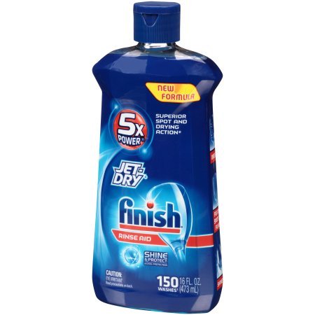 Finish Jet DryF Dishwasher Rinse Aid, 16 Ounce PACK OF 2