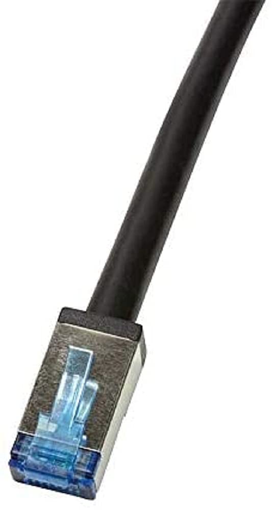 Logilink Professional Outdoor Patch Cable Cat.6A S/FTP PVC + PE 1 m Black